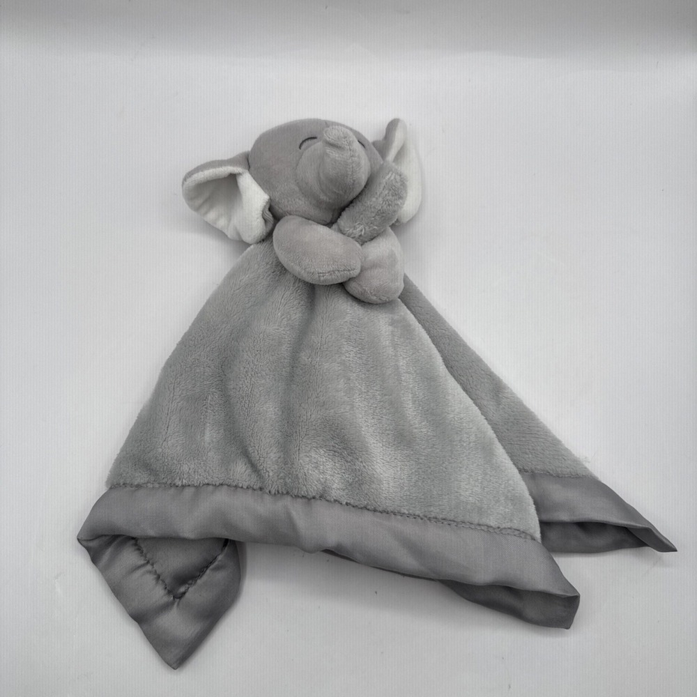 Carter's Baby Gray Elephant Lovey Security Blanket Blankie Plush Lovie Toy 2018